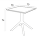 Cтол Siesta Onto Sky Table 70 Black