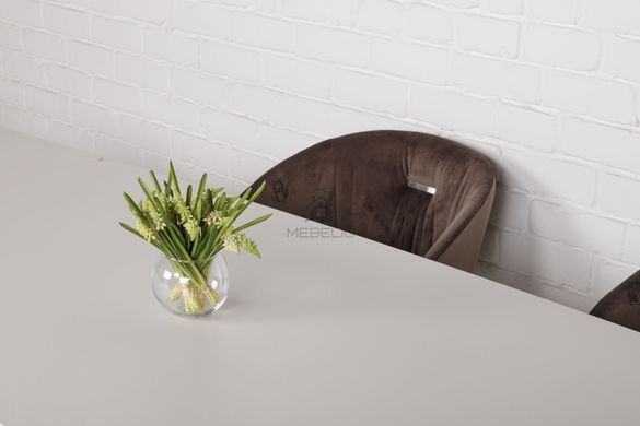 Стол обеденный LONDON Nicolas 160/240x90x75 Керамика Молочный фотография