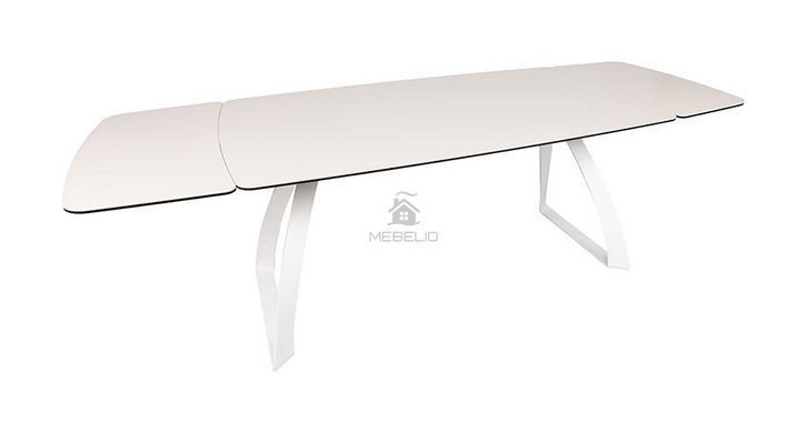 Стол обеденный LONDON Nicolas 160/240x90x75 Керамика Молочный фотография