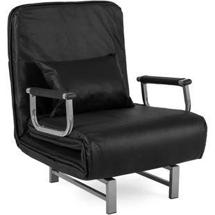 Крісло розкладне MEBEL ELITE DARK тканина Чорний