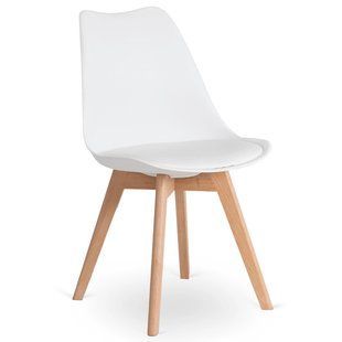 Стул MEBEL ELITE SCANDI Белый/Дуб фотография