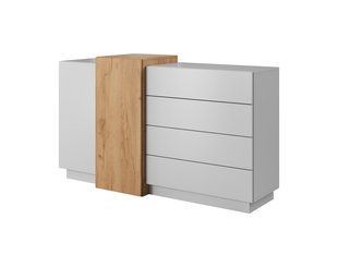 Комод Perfect Home 3Д/3D 2-дверный с 4 ящиками 2D4S/160 Белый/дуб крафт золотой фотография