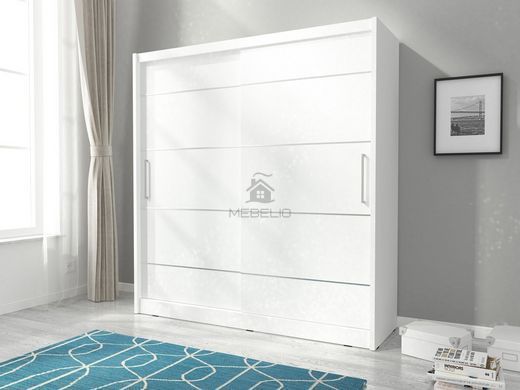 Шкаф-купе Perfect Home Мая Алю / Maja Alu 180 2-дверный Белый фотография