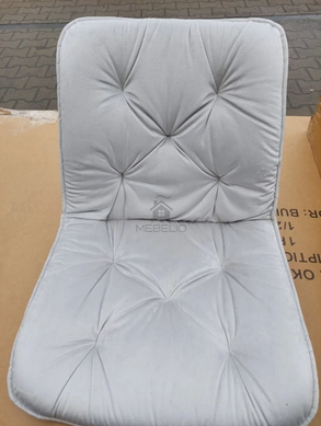 Стул STYLE Velvet Intarsio Светло Серый фотография