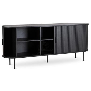 Комод MEBEL ELITE TRISH 180 Черный фотография