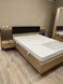 Ліжко (каркас) Perfect Home Таллі / Tally 160 з м'яким узголів'ям двоспальне Дуб артизан/антрацит