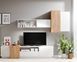 Стенка Perfect Home 3Д/3D Белый/дуб крафт золотой