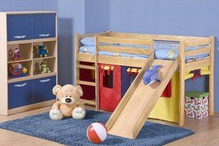 Ліжко дитяче NEO PLUS Halmar 89x197 Сосна фотографія