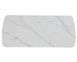 Стол DUBLIN CERAMIC 120(180)*80 Intarsio белый глянец/черный каркас