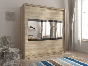 Шафа-купе Perfect Home Мая IV / Maja IV 200 2-дверна з дзеркалом Дуб сонома фотографія