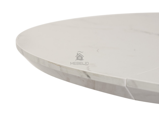 Стіл розкладний TML-670 VETRO 110x110 Білий Мармур фотографія