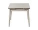 Стол AVENTO CERAMIC Intarsio 80(130)*80 белый/кашемир