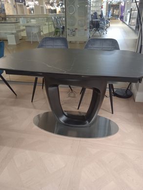 Стіл розкладний TML-825 VETRO 140(200)x90 Чорний Мармур фотографія