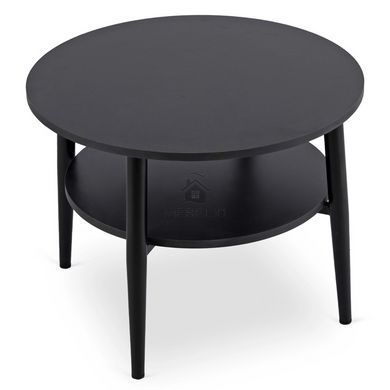 Журнальний столик MEBEL ELITE PAULO  60x60 Чорний фотографія