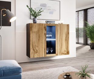 Комод VIGO Cama 120 Черный Мат / Дуб Вотан фотография