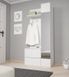 Прихожая с зеркалом Perfect Home Грин/Green 3-дверная Белая