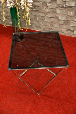 Журнальний столик SILVER B Signal 50x50 фотографія