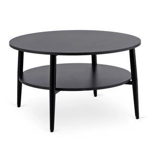 Журнальний столик MEBEL ELITE PAULO MAX  80x80 Чорний фотографія