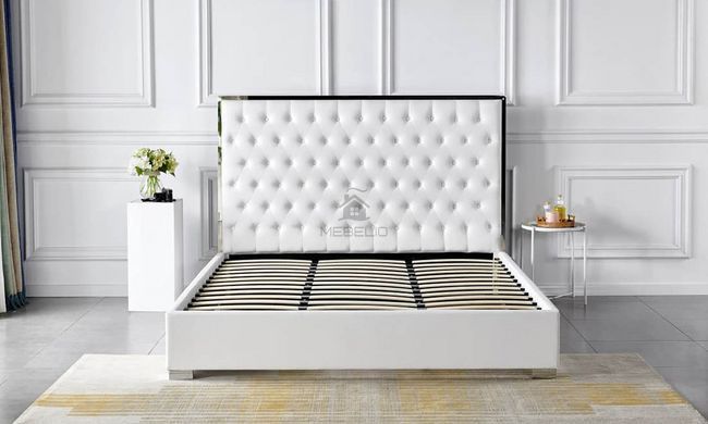 Кровать БЕТТАНИ Prestol 180x200 Белый Экокожа фотография