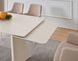 Стол BRIXTON CERAMIC Intarsio 160(240)*90 светло-серый/кашемир
