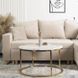 Журнальный столик CLIFF MAX  MEBEL ELITE 80x80 Белый мрамор