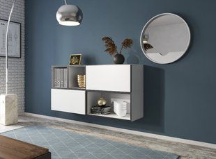 Стенка ROCO 15 Cama Белый Мат / Черный Мат / Белый Мат фотография