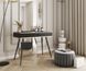 Стол туалетный Perfect Home Оро/Oro с 2 ящиками и черными ножками T102 MDF Черный фотография
