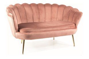 Софа CAMELLIA 2 Velvet Signal Антично Розовый