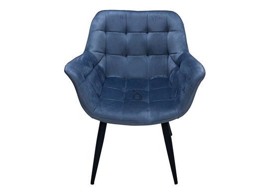 Крісло ELEGANTE Velvet Intarsio Сірий фотографія