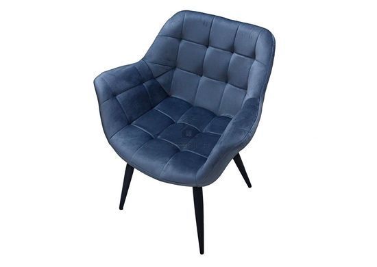 Крісло ELEGANTE Velvet Intarsio Сірий фотографія