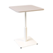 Стол Ibiza Soft light Lovko 70x70 Белый металл/кашемир фотография