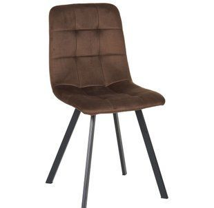 Стул Harlem Velvet AMF Кофейный фотография
