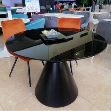 Стіл розкладний TML-650 VETRO 110x110 Чорний фотографія