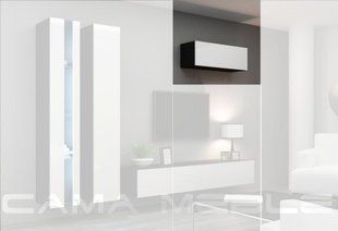 Вітрина підвісна VIGO Cama 90 Чорний Мат / Білий Глянець фотографія