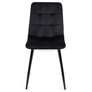 Комплект стол MEBEL ELITE MAX 80(160)х80 см, дуб Craft/черный, и 6 черных стульев PERU фотография
