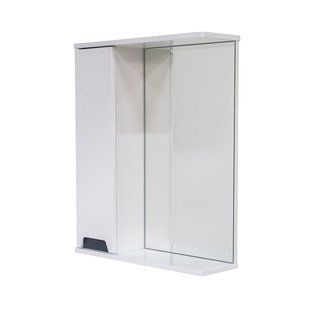 Зеркало с шкафчиком Poli 60 Vivia  L белое левое