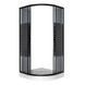 Душова кабіна VIVIA 091 Black s line JK New 90*90*191 мілкий піддон