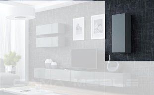 Вітрина підвісна VIGO Cama 90 Сірий Мат / Сірий Глянець фотографія