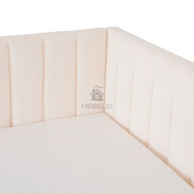 Кровать MEBEL ELITE VILLEMO 90x200 см Кремовый букле фотография