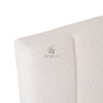 Кровать MEBEL ELITE VILLEMO 90x200 см Кремовый букле фотография