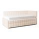 Кровать MEBEL ELITE VILLEMO 90x200 см Кремовый букле